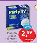 Partyfly Brausetabletten für 2,99 € bei budni im Angebot Partyfly Brausetabletten im aktuellen budni Prospekt