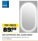 LED-Lichtspiegel "Silver Lagos" Angebote von DSK bei OBI Aurich für 89,99 €