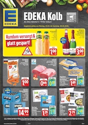 EDEKA Supermarkt Prospekt der aktuellen Woche mit 30 Seiten, gültig von 23.02.2026 bis 28.02.2026, in Kolitzheim und Umgebung Aktueller EDEKA Supermarkt Prospekt in Kolitzheim und Umgebung, "Wir lieben Lebensmittel!" mit 30 Seiten, 23.02.2026 - 28.02.2026