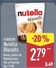 Nutella Biscuits Angebote von Ferrero bei ALDI Nord Eisenach für 2,79 €