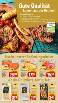 Grill im REWE Prospekt "Dein Markt" mit 32 Seiten (Essen)