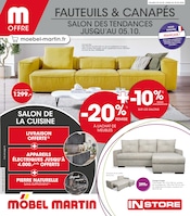 Catalogue Meubles & Décorations Möbel Martin en cours à Moulins St Pierre et alentours, "FAUTEUILS & CANAPÉS", 24 pages, 03/09/2025 - 30/09/2025