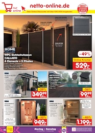 Zaun Sichtschutz Angebot & Preis im aktuellen Netto Marken-Discount Prospekt Zaun Sichtschutz Angebot im aktuellen Netto Marken-Discount Prospekt auf Seite 42