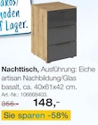 Nachttisch im Möbel Inhofer Prospekt Nachttisch von im aktuellen Möbel Inhofer Prospekt für 148,00 €