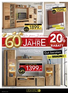 Fernseher im BRAUN Möbel-Center Prospekt "60 Jahre Braun Möbel Center" mit 20 Seiten (Filderstadt)