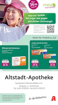 mea - meine apotheke Prospekt Unsere Juli-Angebote mit 4 Seiten