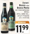 Fernet-Branca oder Branca Menta der Internationale Bitter Angebote bei E center Niederkassel für 11,99 €