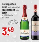 Trinkgut - Sekt, auch alkoholfrei Angebot im Prospekt Sekt, auch alkoholfrei bei Trinkgut im Prospekt "" für 3,49 €