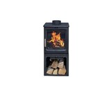 Promo Poêle à Bois "Fogo" 6,5 kW - H. 811 x l. 415 x P. 295 mm à 449,00 € dans le catalogue Brico Dépôt à Spay