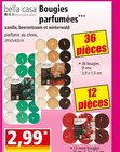 Bougies parfumées - BELLA CASA en promo chez Norma Strasbourg à 2,99 €