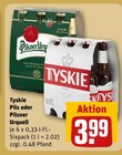 Pils im Angebot bei REWE in Münsingen Pils Angebote von Tyskie bei REWE Münsingen für 3,99 €