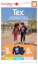 Prospectus Carrefour Market à Flins-sur-Seine: "Tex Les basiques c'est nous. La vie qui va avec, c'est vous.", 16} pages, 18/08/2026 - 02/11/2026