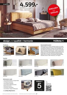 Bett im aktuellen XXXLutz Prospekt (Mönchengladbach) Bett im XXXLutz Prospekt "hülsta" mit 12 Seiten (Mönchengladbach)