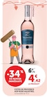 Promo Côtes de Provence AOP Rosé à 4,42 € dans le catalogue Super U à Saint-Julien-lès-Metz