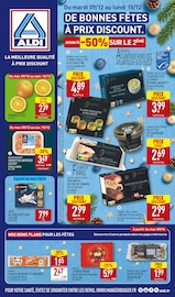Prospectus Aldi "DE BONNES FÊTES À PRIX DISCOUNT." en cours à Garges-lès-Gonesse, Page 1 Catalogue Aldi en cours à Garges-lès-Gonesse, "DE BONNES FÊTES À PRIX DISCOUNT.", Page 1