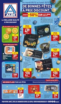 Promotion Poisson dans le prospectus Aldi, valable du 09/12/2025 au 15/12/2025 Promo Poisson dans le catalogue Aldi du moment à la page 1