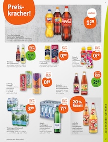 Coca Cola im tegut Prospekt "tegut… gute Lebensmittel" mit 23 Seiten (Jena)