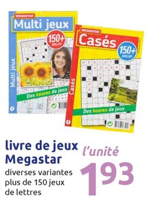 Livre - Megastar - Action Livre - Megastar à 1,93 € dans le catalogue Action "Petits prix, grands sourires"