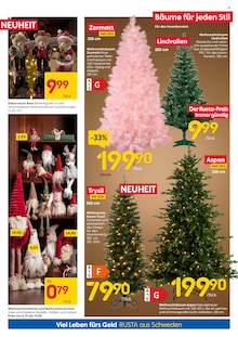 Weihnachtsbaum im aktuellen Rusta Prospekt (Bremen) Weihnachtsbaum im Rusta Prospekt "Willkommen zu Hause in Schweden!" mit 18 Seiten (Bremen)