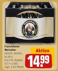 Weissbier im Angebot bei REWE in Lahnstein Weissbier Angebote von Franziskaner bei REWE Lahnstein für 14,99 €