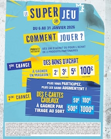 Catalogue E.Leclerc de la semaine "OUI AUX SUPER POUVOIRS D'ACHAT" avec 56 pages, valide du 20/01/2026 au 31/01/2026 pour Le Neubourg et alentours Prospectus E.Leclerc de la semaine "OUI AUX SUPER POUVOIRS D'ACHAT" avec 56 pages, valide du 20/01/2026 au 31/01/2026 pour Le Neubourg et alentours