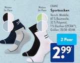 Sportsocken von Crane im aktuellen ALDI SÜD Prospekt für 2,99 €