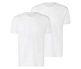 2 T-Shirts mit Rundhalsausschnitt bei Tchibo im Supermarkt im Prospekt "" für 14,99 €
