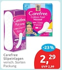 Slipeinlagen von Carefree für 2,29 € bei budni im Angebot Slipeinlagen von Carefree im aktuellen budni Prospekt
