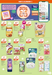 Müller Einmalwaschlappen im Prospekt 