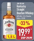 Kentucky Straight Bourbon Whiskey Angebote von Jim Beam bei ALDI Nord Osnabrück für 19,99 €