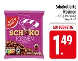Schokolierte Rosinen im EDEKA Prospekt Schokolierte Rosinen von Gut&Günstig im aktuellen EDEKA Prospekt für 1,49 €
