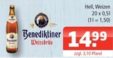 Aktuelle Bier Angebote bei Getränke Oase in Castrop-Rauxel Aktuelles Hell, Weizen Angebot bei Getränke Oase in Castrop-Rauxel ab 14,99 €
