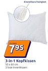 3-in-1 Kopfkissen im Angebot bei Action in Amberg 3-in-1 Kopfkissen Angebote bei Action Amberg für 7,95 €