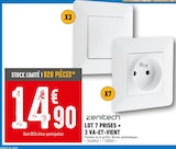 Promo Lot 7 prises + 3 va-et-vient à 14,90 € dans le catalogue Brico Cash à Gauchy