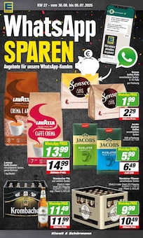 Krombacher im aktuellen EDEKA Prospekt (Unna) Krombacher im EDEKA Prospekt "Aktuelle Angebote" mit 17 Seiten (Unna)