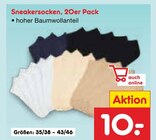 Sneakersocken im Angebot bei Netto Marken-Discount in Erkelenz Sneakersocken Angebote bei Netto Marken-Discount Erkelenz für 10,00 €