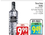 Vodka Angebote von Three Sixty bei EDEKA Görlitz für 9,49 €