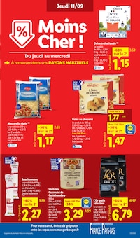 Promotion Café Grains dans le prospectus Lidl, valable du 11/09/2025 au 17/09/2025 Promo Café Grains dans le catalogue Lidl du moment à la page 13