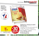Emmental Français Râpé - PÂTURAGES en promo chez Intermarché Emmental Français Râpé - PÂTURAGES dans le catalogue Intermarché