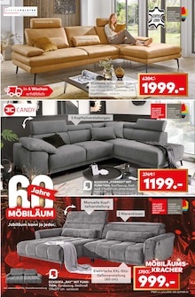 Ecksofa im aktuellen porta Möbel Prospekt (Hannover) Ecksofa im porta Möbel Prospekt "DIE MÖBILÄUMS-SPAR-SHOW" mit 12 Seiten (Hannover)