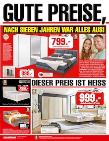 Bett im aktuellen Segmüller Prospekt (Ludwigshafen (Rhein)) Bett im Segmüller Prospekt "100 Jahre Segmüller" mit 6 Seiten (Ludwigshafen (Rhein))