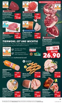 Schweinefleisch im Kaufland Prospekt "Aktuelle Angebote" mit 70 Seiten (Bremerhaven)