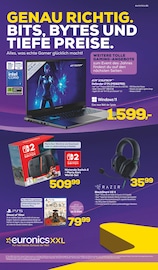 Aktueller EURONICS Prospekt mit Nintendo, "GENAU RICHTIG. BITS, BYTES UND TIEFE PREISE.", Seite 1