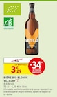 Intermarché Super Givors - Promo Bière Bio Blonde Promo Bière Bio Blonde à 3,29 € dans le catalogue Intermarché Super à Givors