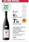 AOP Saint-Nicolas de Bourgueil Les Côteaux - FAMILLE AMIRAULT GROSBOIS dans le catalogue Intermarché Super