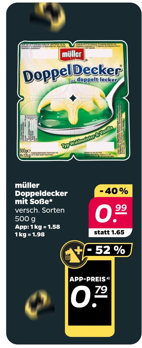 Doppeldecker mit Soße