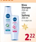 Shampoo oder Spülung im Angebot bei Rossmann in Gütersloh Shampoo oder Spülung Angebote von Nivea bei Rossmann Gütersloh für 2,22 €