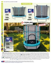 Trampoline Angebote im Prospekt "PROFITER ENFIN DE SON JARDIN" von Carrefour Trampoline Angebote im Prospekt "PROFITER ENFIN DE SON JARDIN" von Carrefour auf Seite 8