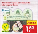 Vegane Schinkenwürfel oder Veganer Bacon von Billie Green im aktuellen Netto Marken-Discount Prospekt für 1,59 €