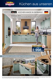 Kuchen im aktuellen Möbel Inhofer Prospekt (Ulm) Kuchen im Möbel Inhofer Prospekt "KÜCHE 2026" mit 16 Seiten (Ulm)